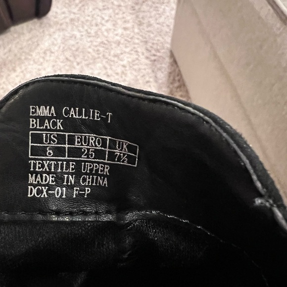 Michael Kors Toddler Size 8 Black Suede Booties - Picture 2 of 4